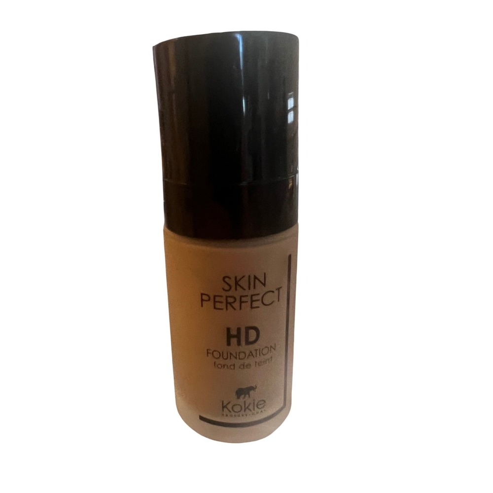 Kokie‎ Skin Perfect HD Foundation Shade 40W Warm HF732 1.01oz Liquid Makeup